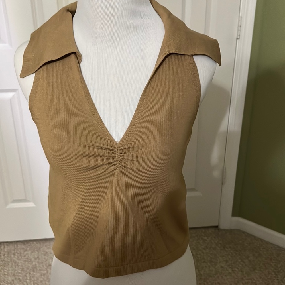 V neck sweater top